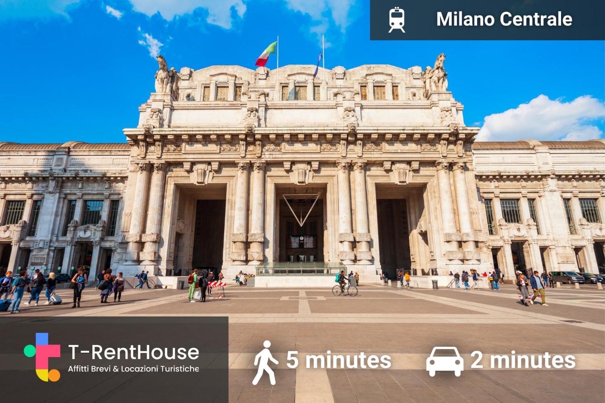 Central Station 10 Min Duomo - L'Oasi Urbana Milano Exteriör bild